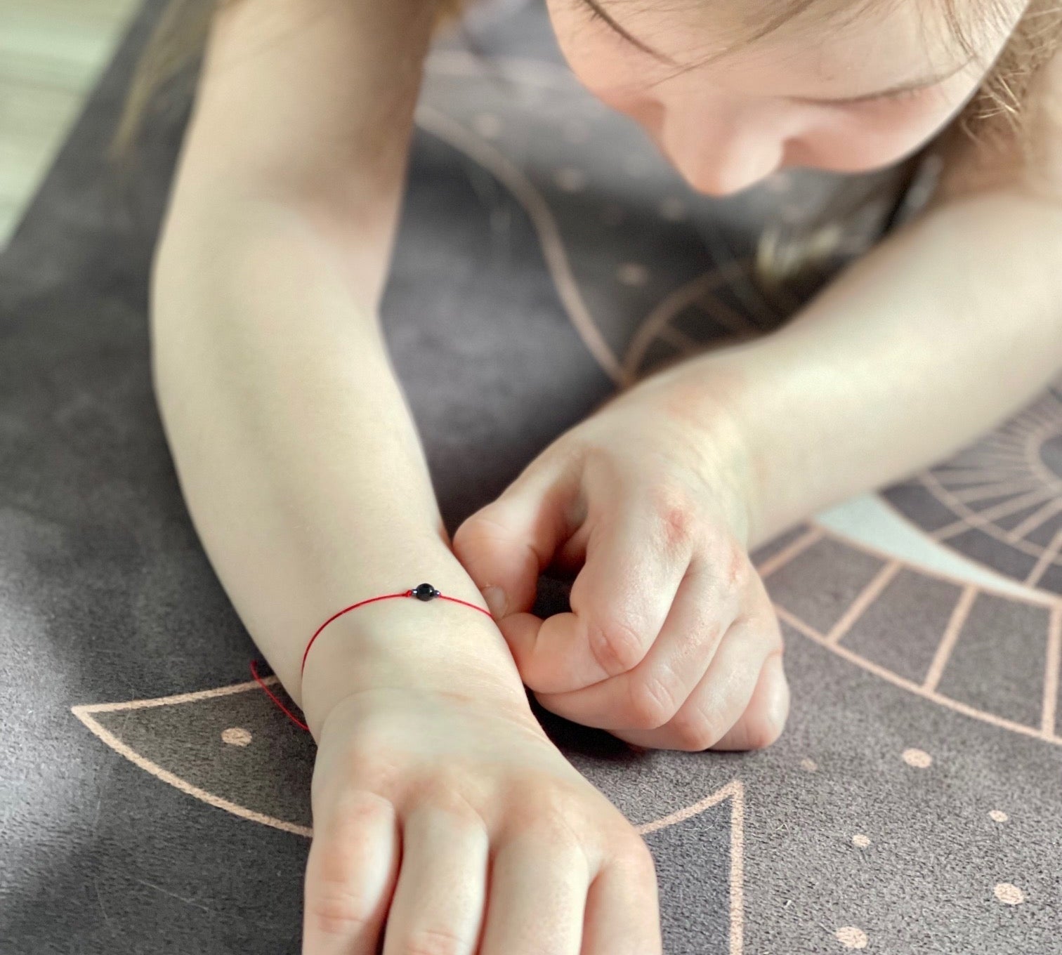 ZESTAW: dwie czerwone nitki ochronne z turmalinem (Kopia) Moonsister