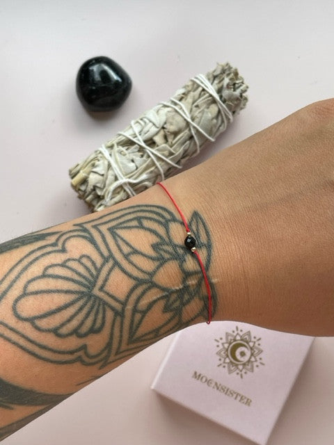 ZESTAW: dwie czerwone nitki ochronne z turmalinem (Kopia) Moonsister