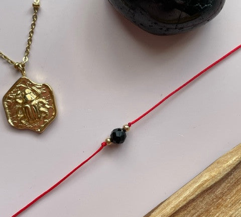 ZESTAW: dwie czerwone nitki ochronne z turmalinem (Kopia) Moonsister