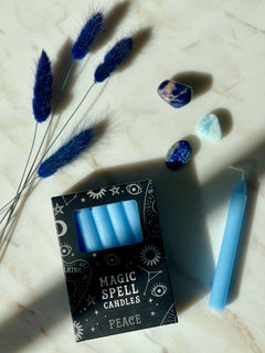 Błękitne świece rytualne Spokój Moonsister