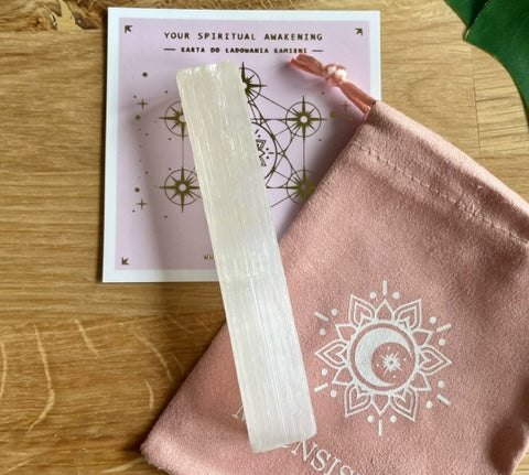 Kamień intuicji i wrażliwości - Selenit Moonsister