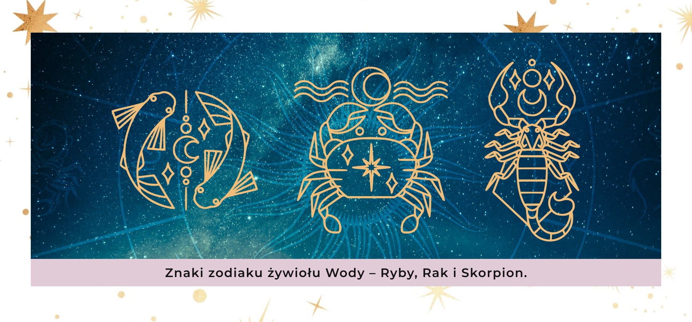 Znaki zodiaku żywiołu wody – Ryby, Rak i Skorpion