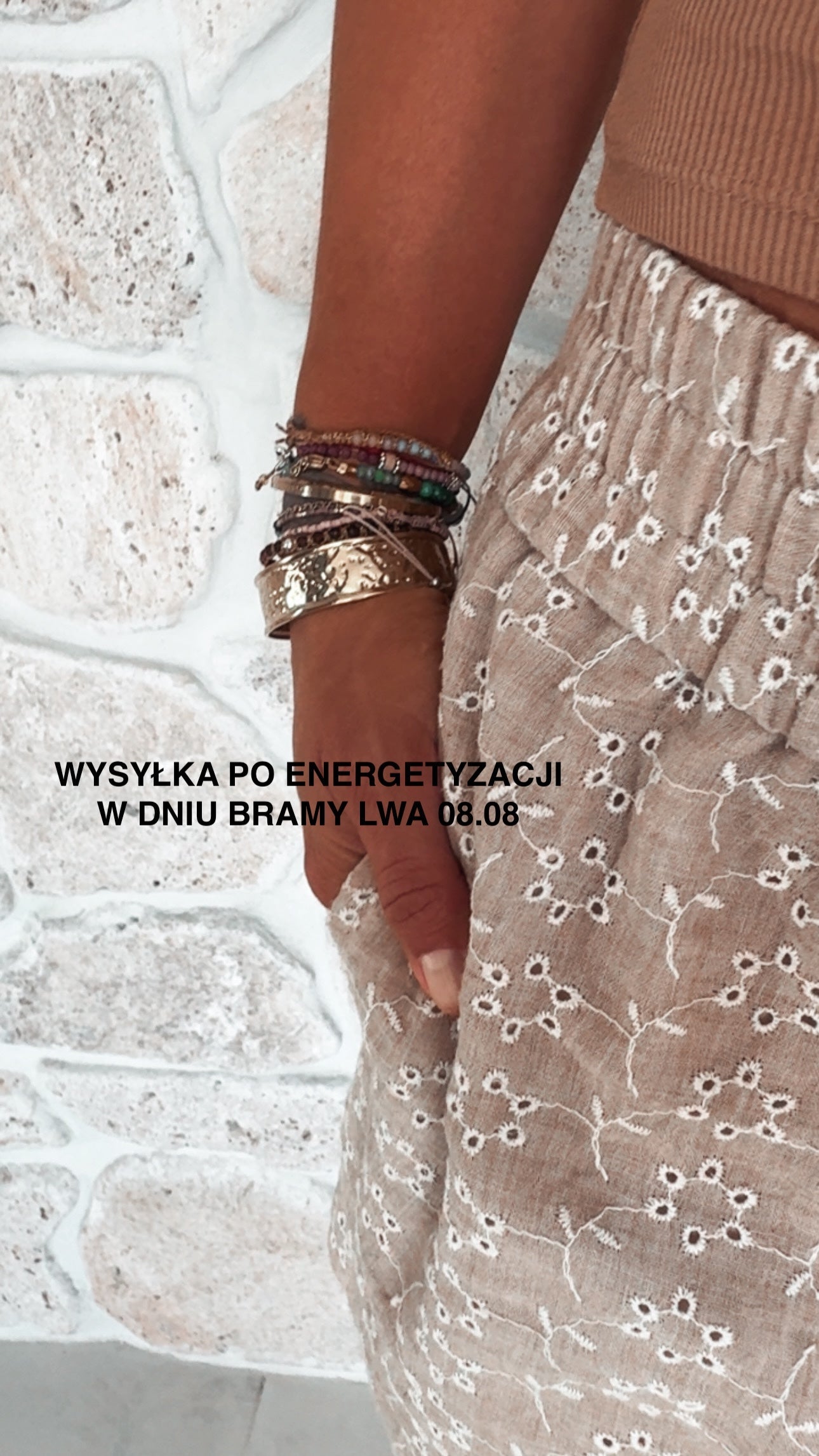 Bransoletka Golden Eclipse - BRAMA LWA 08.08 Moonsister