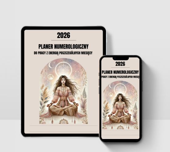 Planer do Pracy z Energią Miesięcy w roku numerologicznym 2026 Moonsister-digital