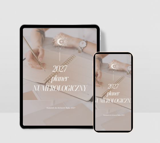 Planer do pracy z energią poszczególnych miesięcy na rok 2027 Moonsister-digital
