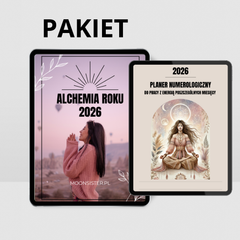 PAKIET 2-pak: Alchemia roku 2026 + Planer do pracy z energią poszczególnych miesięcy Moonsister-digital