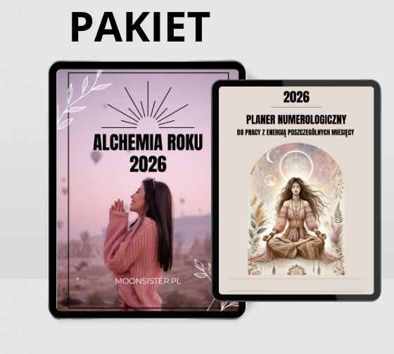 PAKIET 2-pak: Alchemia roku 2026 + Planer do pracy z energią poszczególnych miesięcy Moonsister-digital