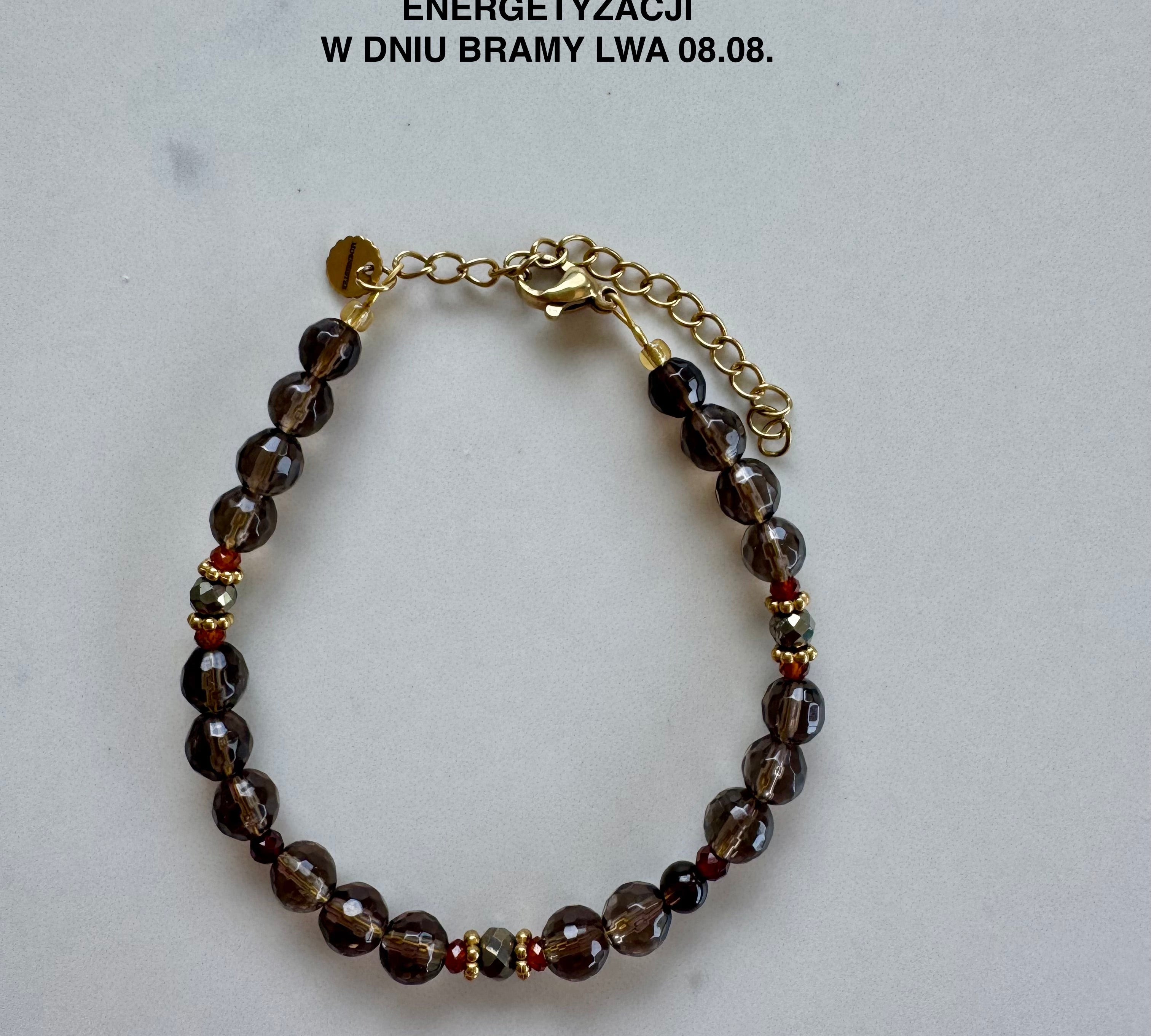 BRAMA LWA 08.08 - Bransoletka z kamieni naturalnych Gaia Moonsister