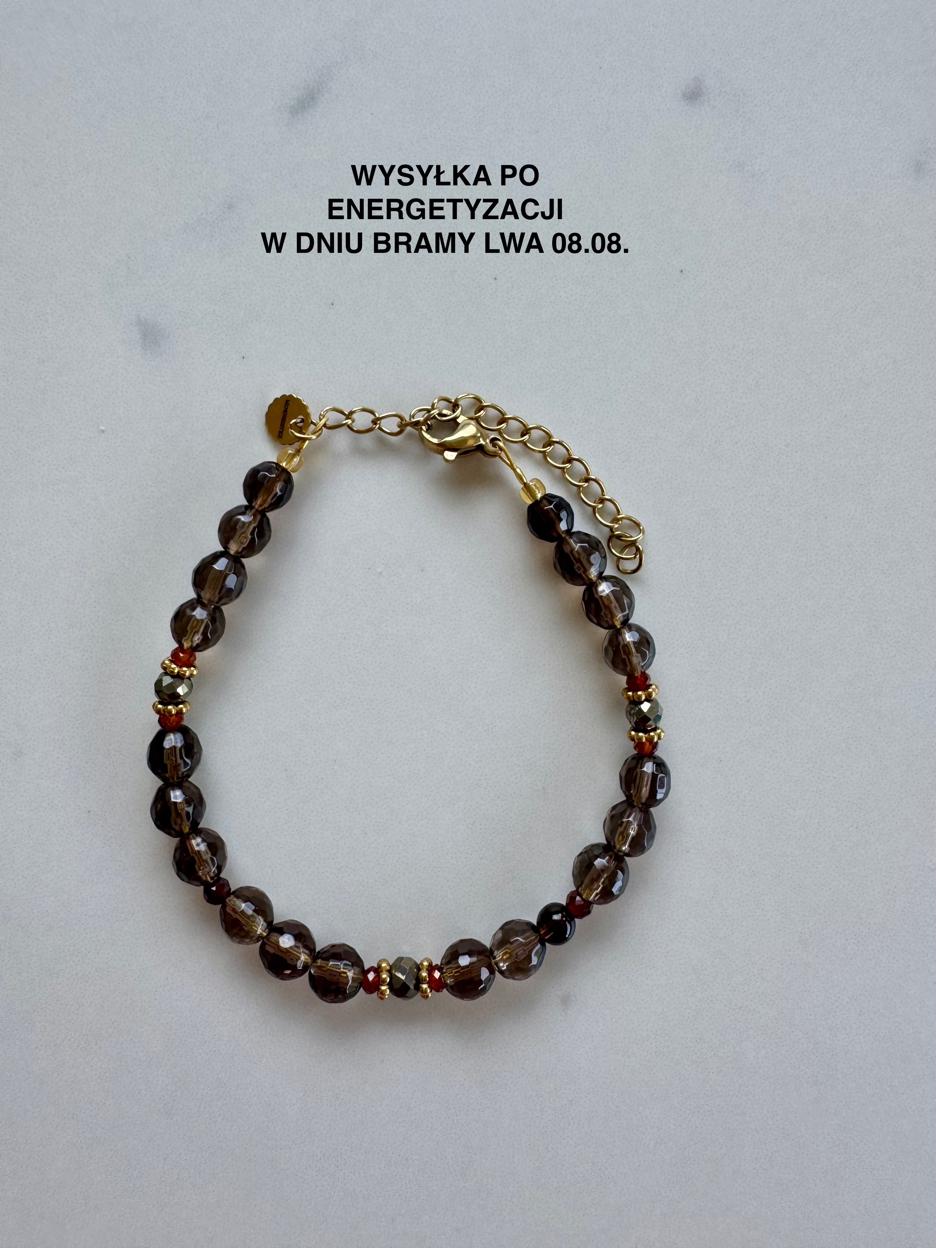 BRAMA LWA 08.08 - Bransoletka z kamieni naturalnych Gaia Moonsister