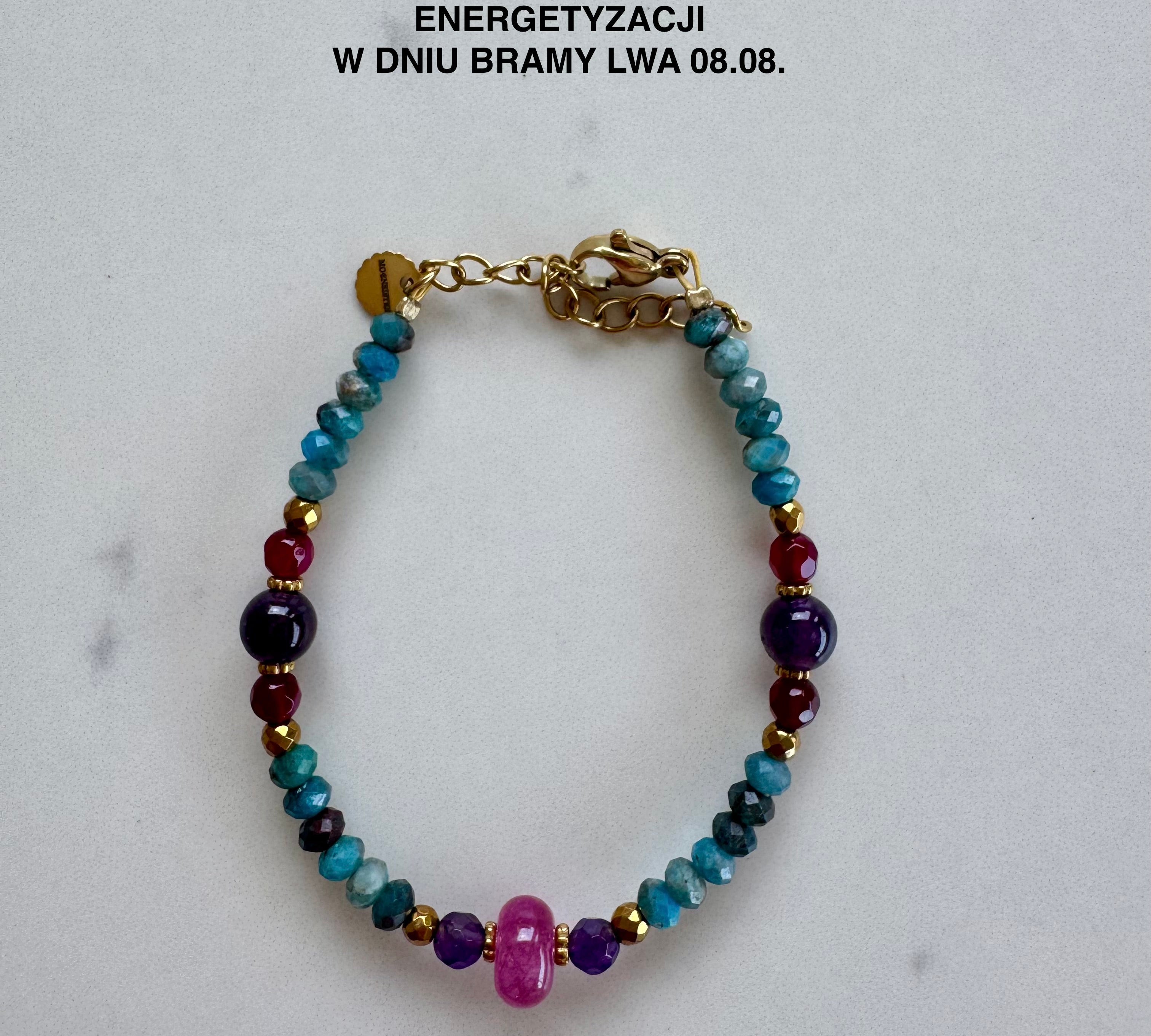 BRAMA LWA 08.08 - Bransoletka z kamieni naturalnych Aurora Moonsister
