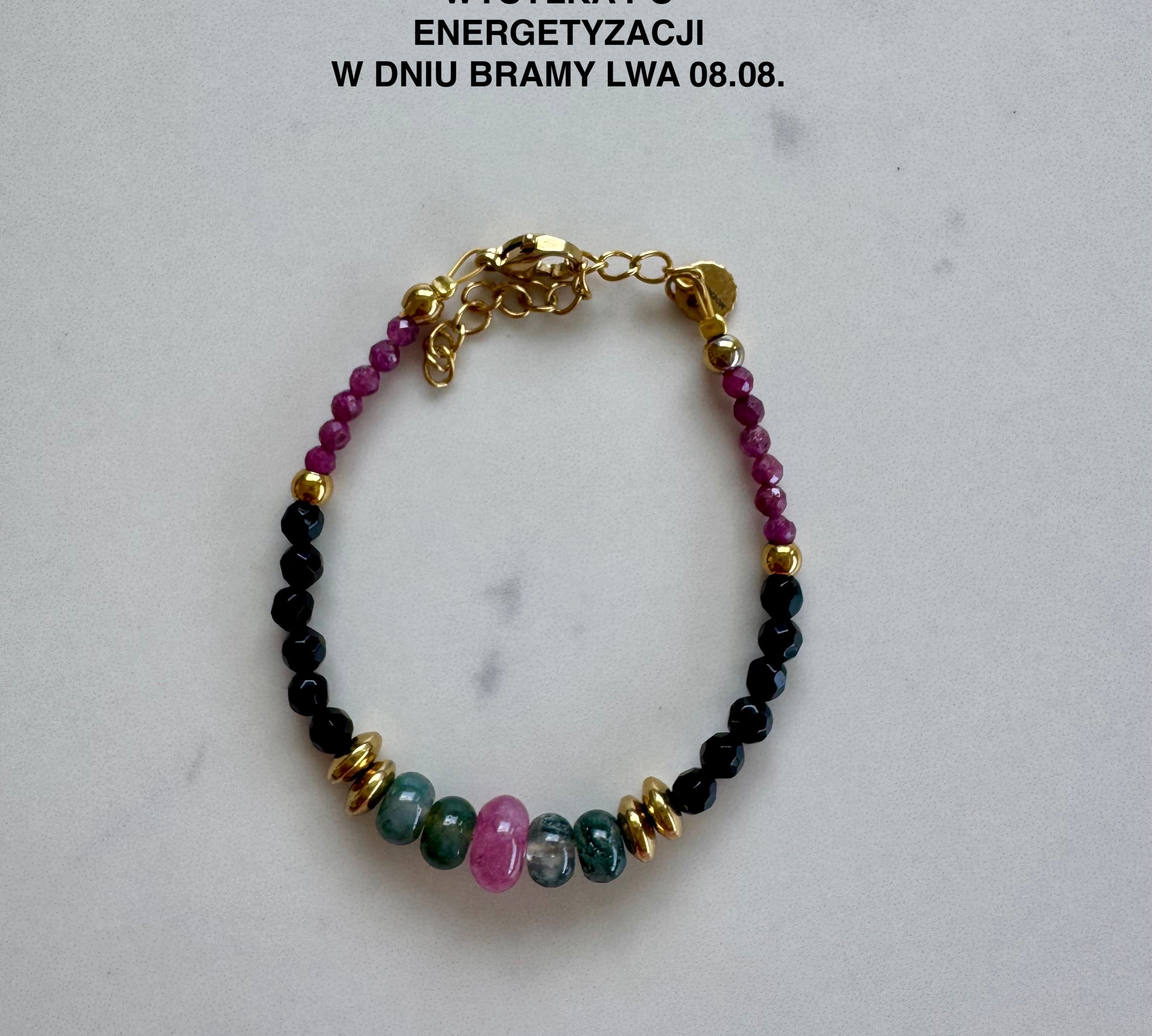 BRAMA LWA 08.08 - Bransoletka z kamieni naturalnych Prosperia Moonsister