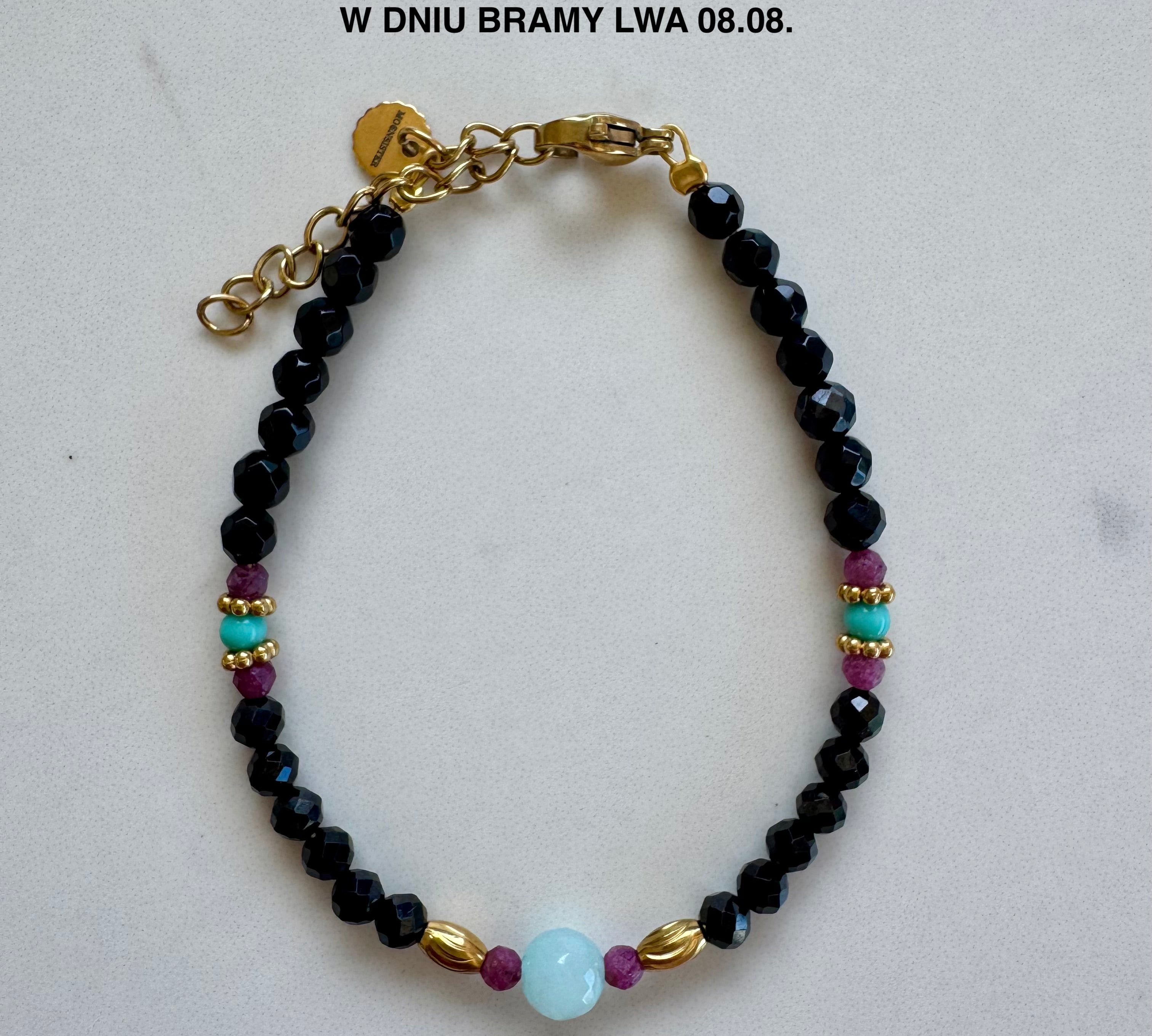 BRAMA LWA 08.08 - Bransoletka z kamieni naturalnych Infinity Moonsister