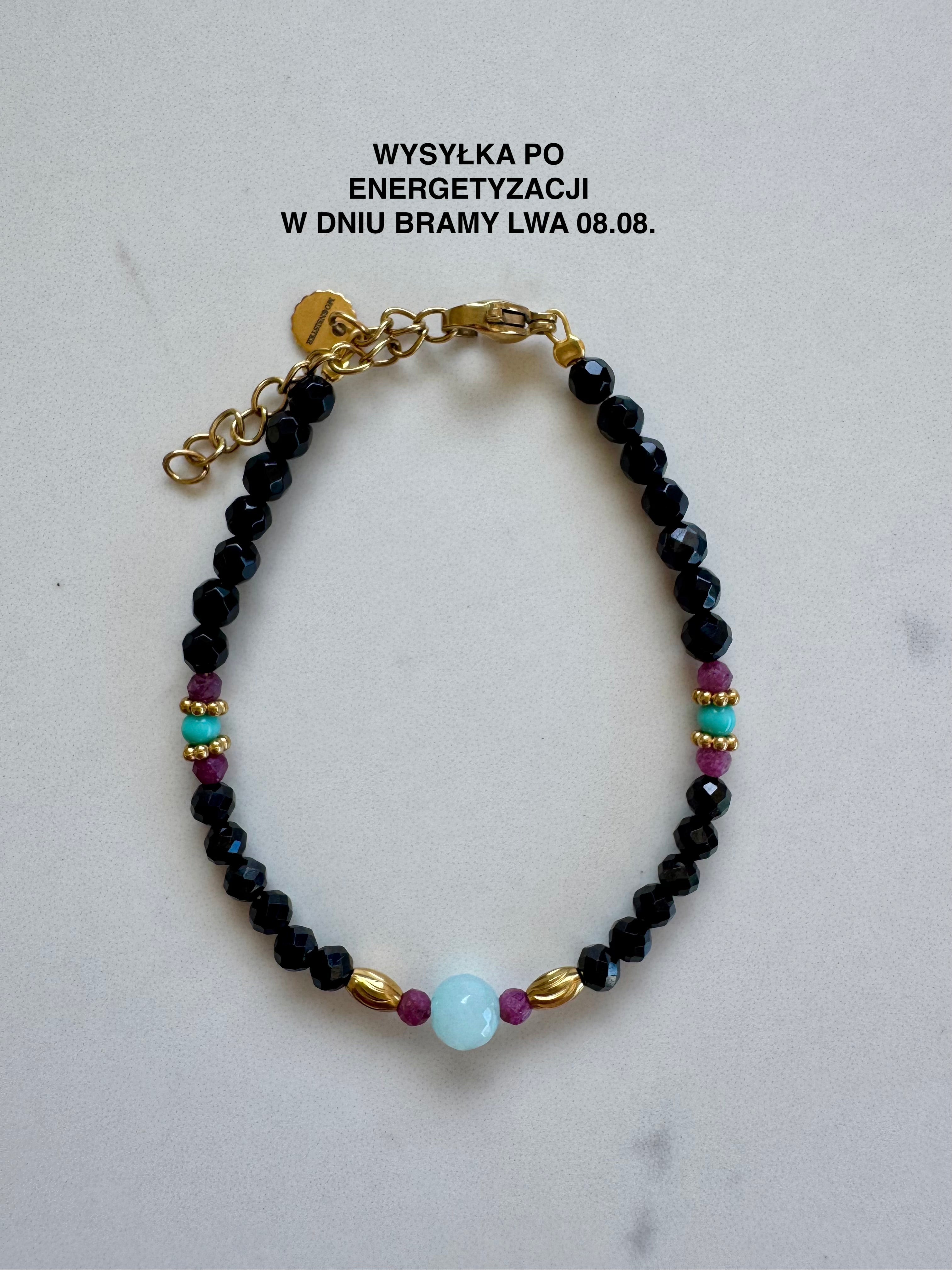 BRAMA LWA 08.08 - Bransoletka z kamieni naturalnych Infinity Moonsister