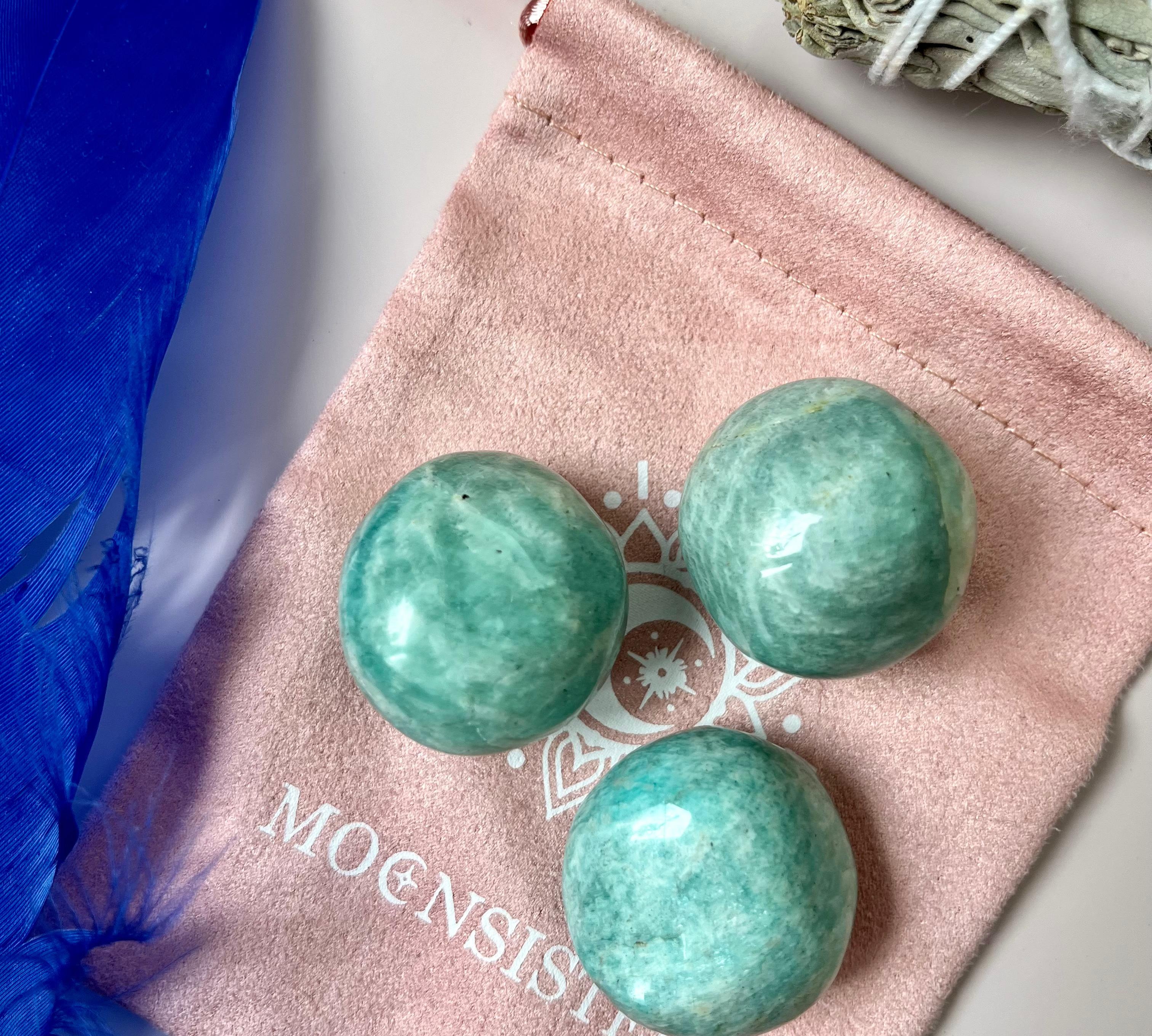 Kamień optymizmu i komunikacji - Amazonit Moonsister