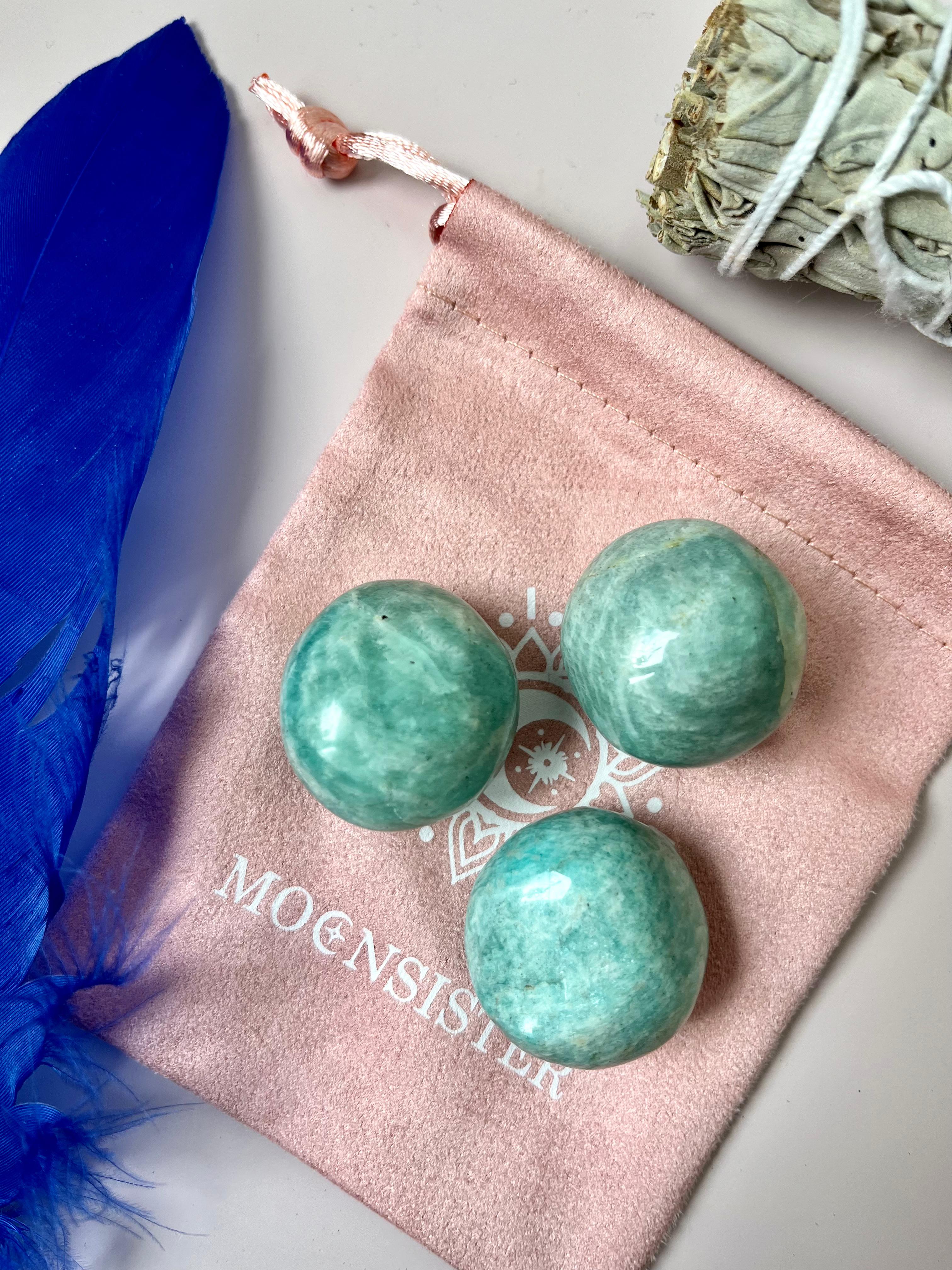 Kamień optymizmu i komunikacji - Amazonit Moonsister
