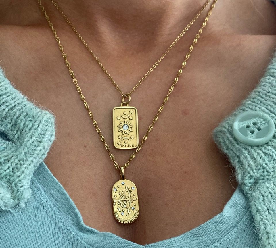 Naszyjnik ze znakiem zodiaku - Talizman Zodiac dla Panny Moonsister