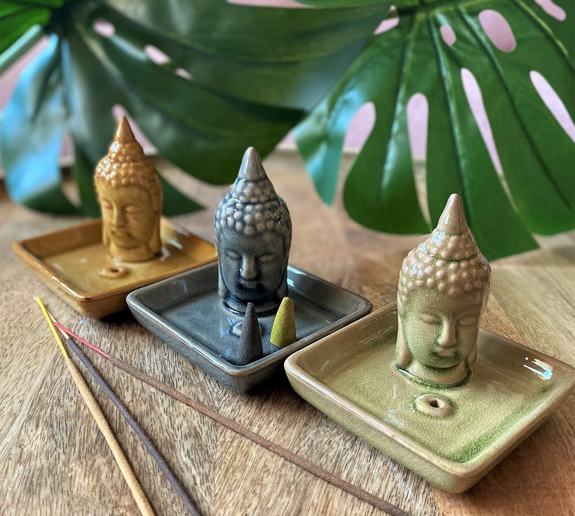 Ceramiczna podstawka pod kadzidła Taj Budda II Moonsister