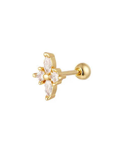 Piercing z cyrkoniami kolczyk do chrzstki ucha Inner Wisdom Moonsister