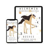 PAKIET: E-book Alchemia Numerologiczna Dzieci + Czerwona nitka ochronna z turmalinem Moonsister