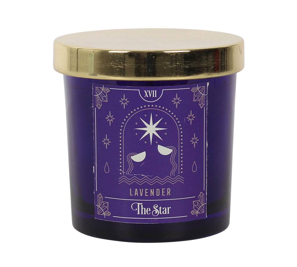 Świeca-o-zapachu-lawendy-Tarot-The-Star Moonsister